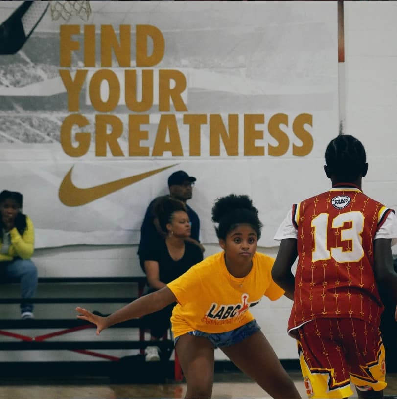 LABCITY league player playing defense
